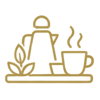 Tea and coffee tray